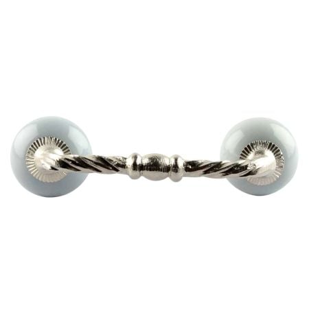 Light Grey Ceramic Cut Bridge Handles